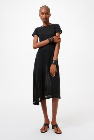 Ragged Dress Black Stocking Jersey