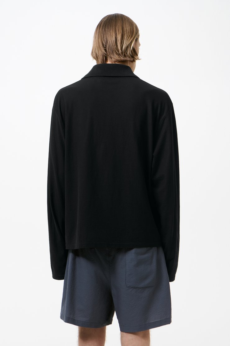 Our Legacy - Rugby Longsleeve Black High Twist Jersey