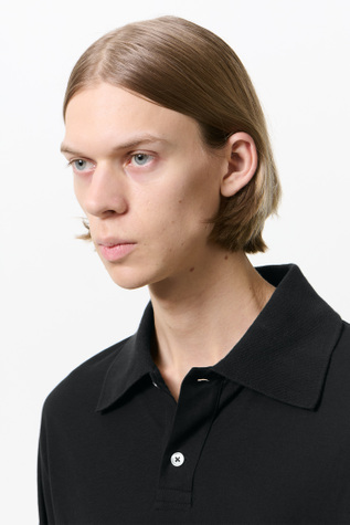 Our Legacy - Rugby Longsleeve Black High Twist Jersey