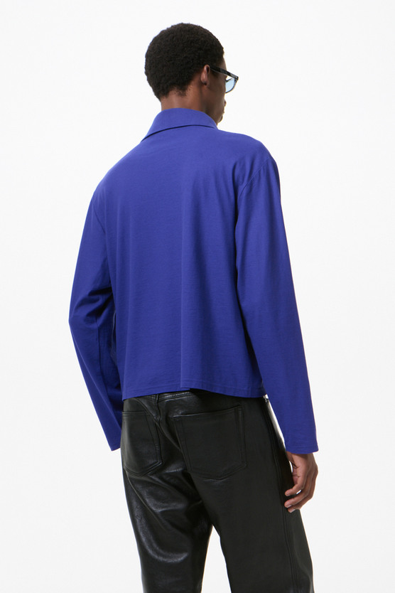 Our Legacy - Rugby Longsleeve Deep Blue High Twist Jersey