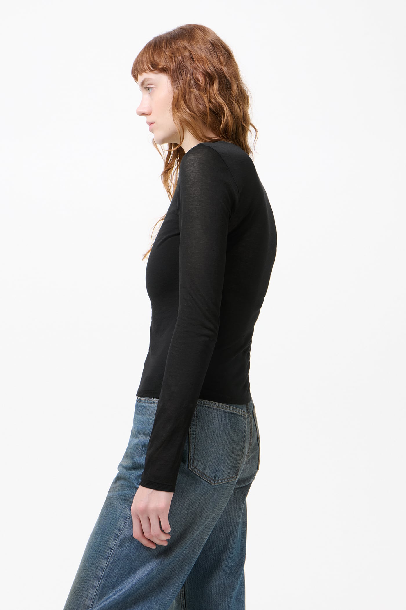 Our Legacy - Super Slim Longsleeve Black Stocking Jersey