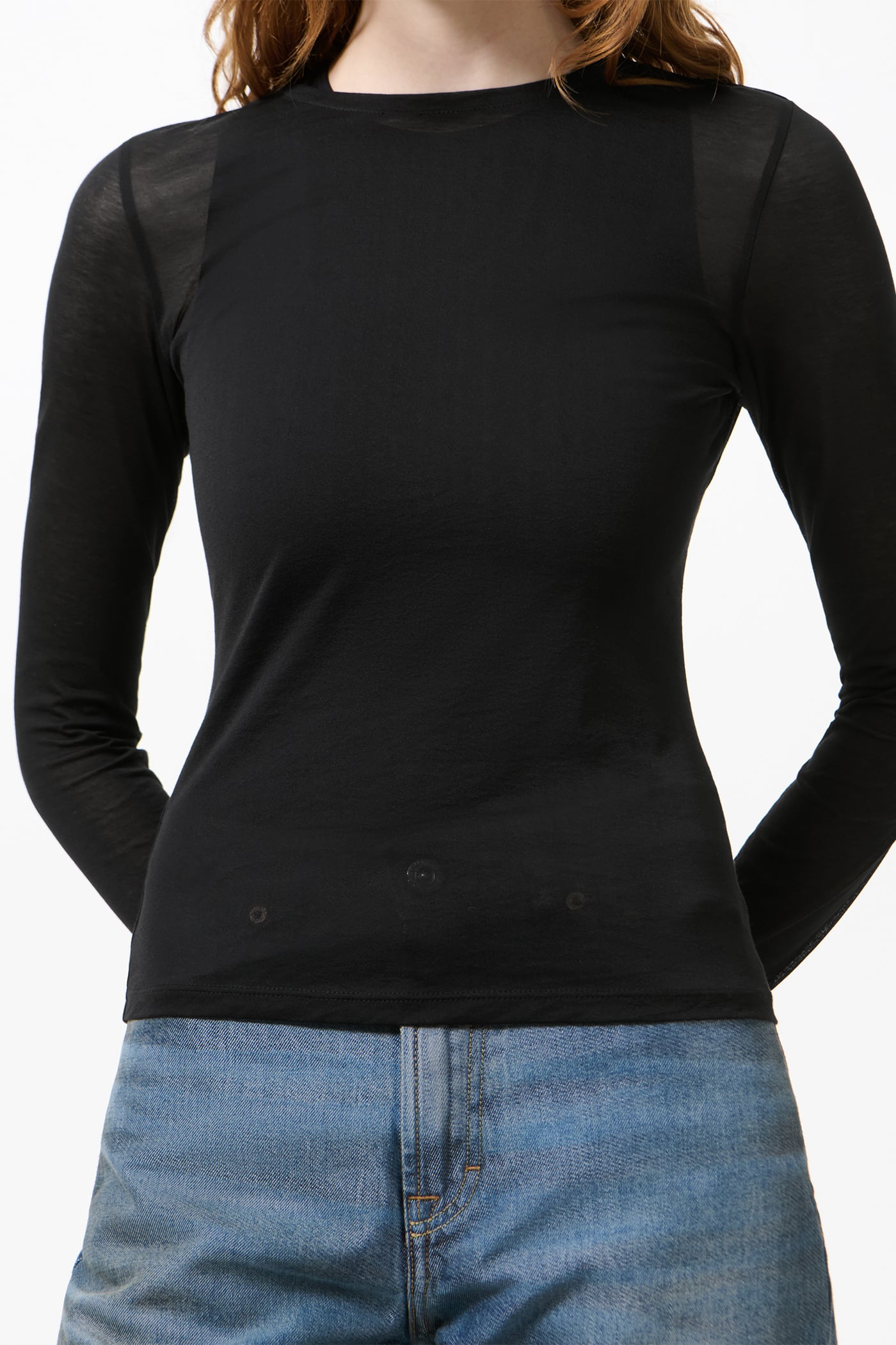 Our Legacy - Super Slim Longsleeve Black Stocking Jersey