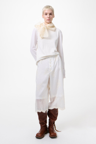 Frill Short Ivory Bloom Ethereal Veil