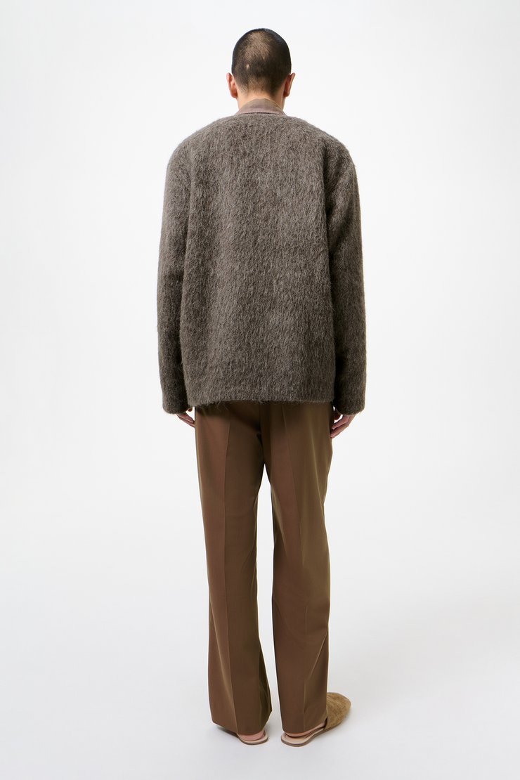 Our Legacy - Cardigan Mole Grey Hairy Wool