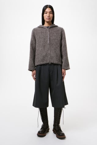 サ*ン様 OUR LEGACY FULLZIP HOOD MOLE GREY M Our Legacy - Full Zip Hood Mole Grey Mohair