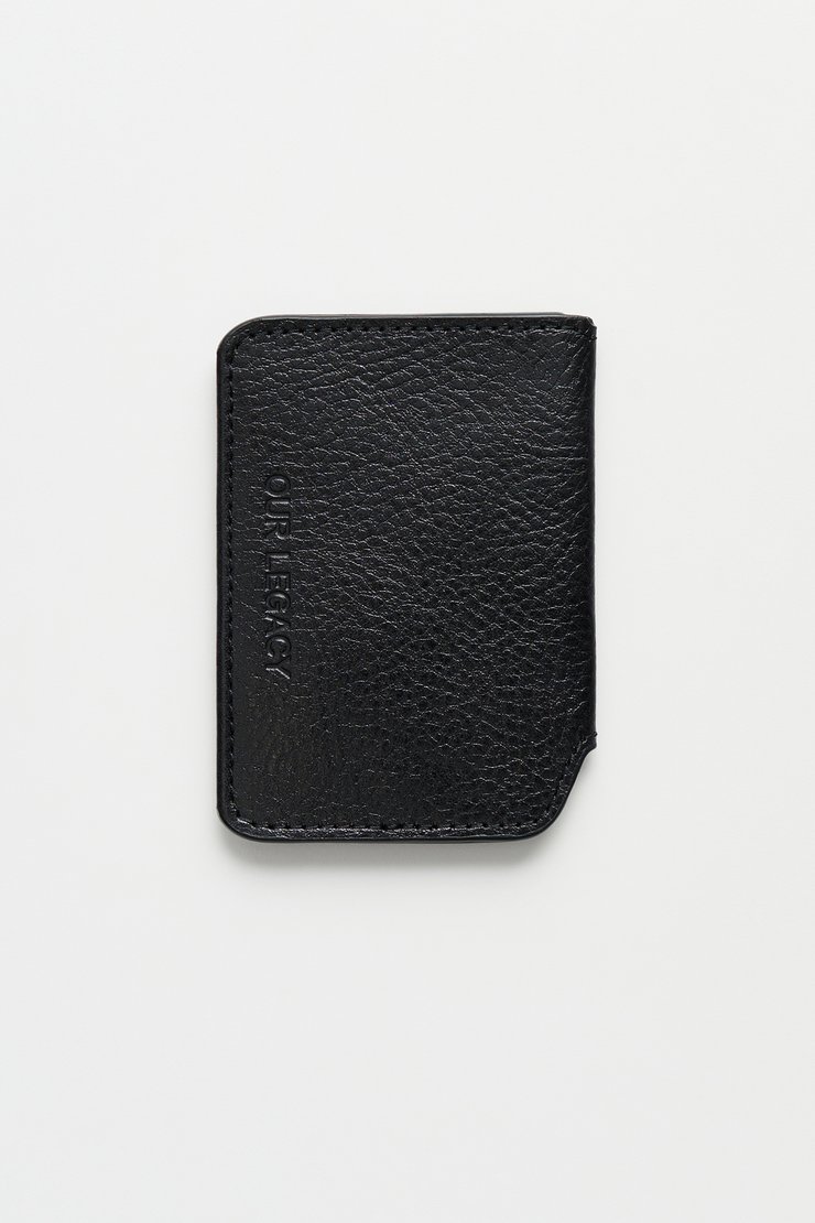 Our Legacy - Card Case Deep Black Leather