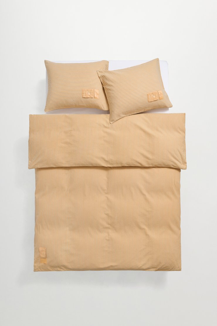 Our Legacy - WS Wall Street Duvet Cover Natura Orange