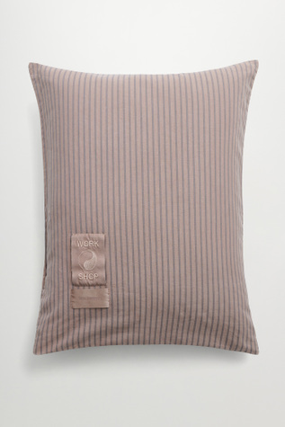 Ws Wall Street Pillow Case Natura Brown
