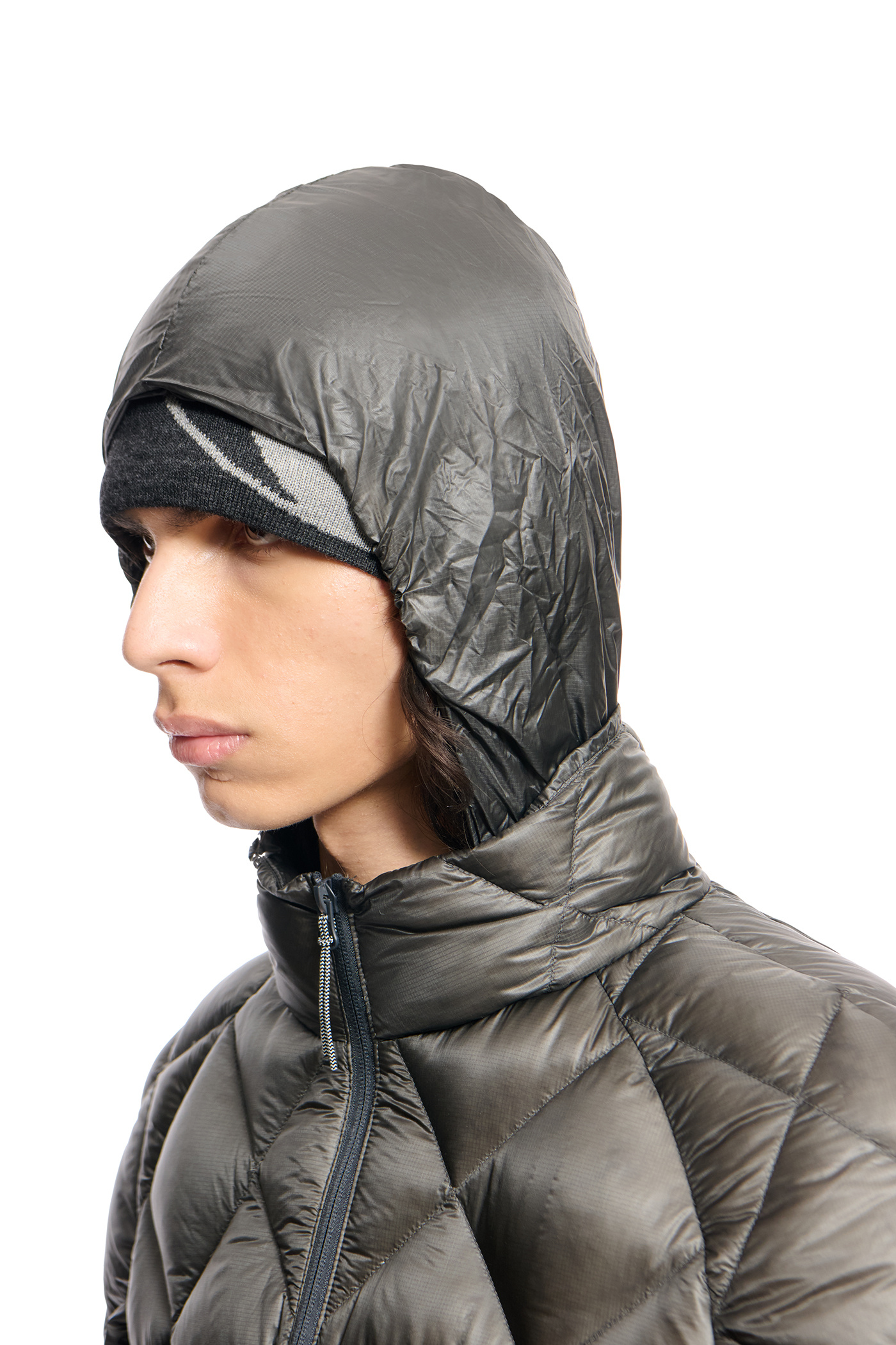 Our Legacy - Nuna 800 FP Hooded Down Jacket Slate