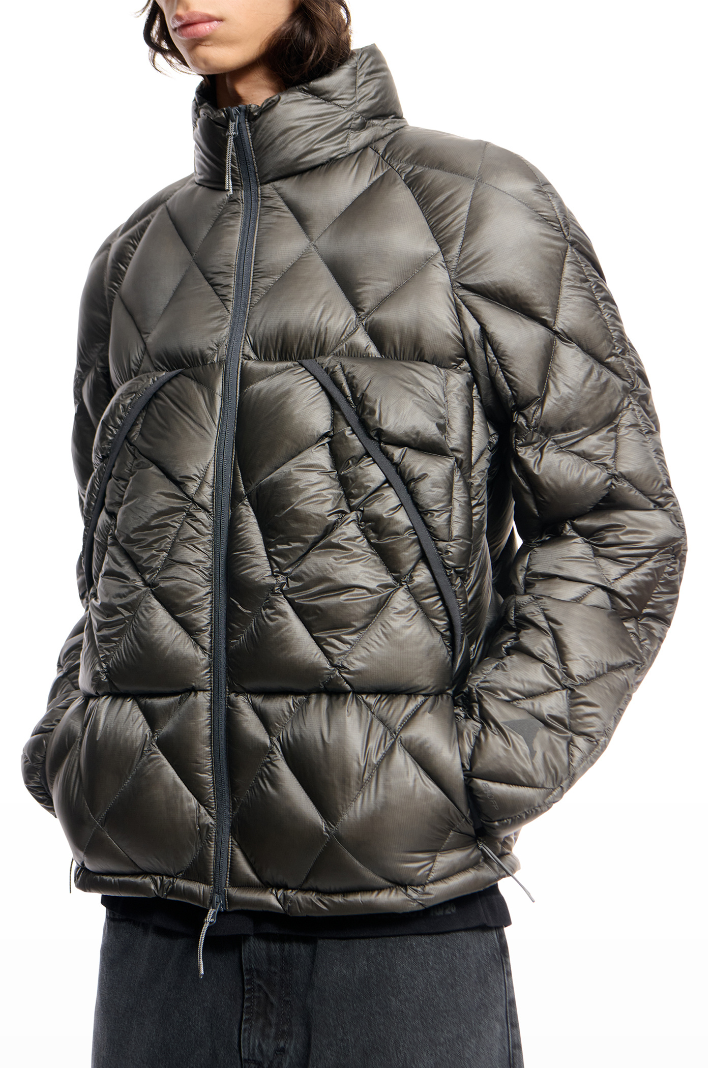 Our Legacy × ROA DOWN JACKET Our Legacy - Nuna 800 FP Hooded Down Jacket Slate