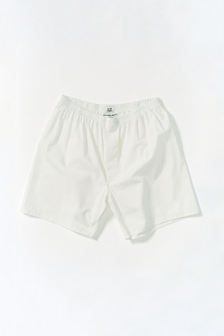 Boxer Short Gauze White Dense Poplin