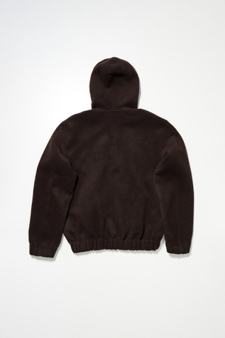OUR LEGACY ダークブラウン パーカー 48 OUR LEGACY FULL ZIP HOOD GREY MOHAIR /アワーレガシー 23AW 48