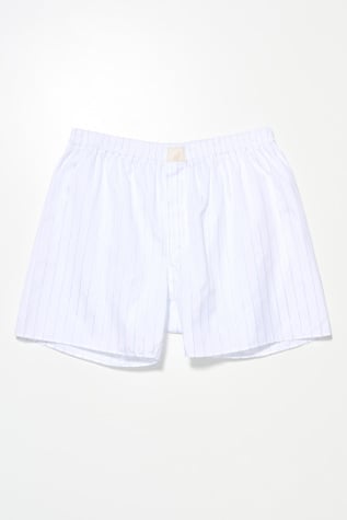 Boxer Short Blue Sapphire Pinstripe