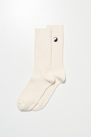 Work Socks White Organic Cotton