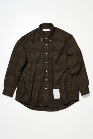 Work Shop Shirt Black Mustard Check