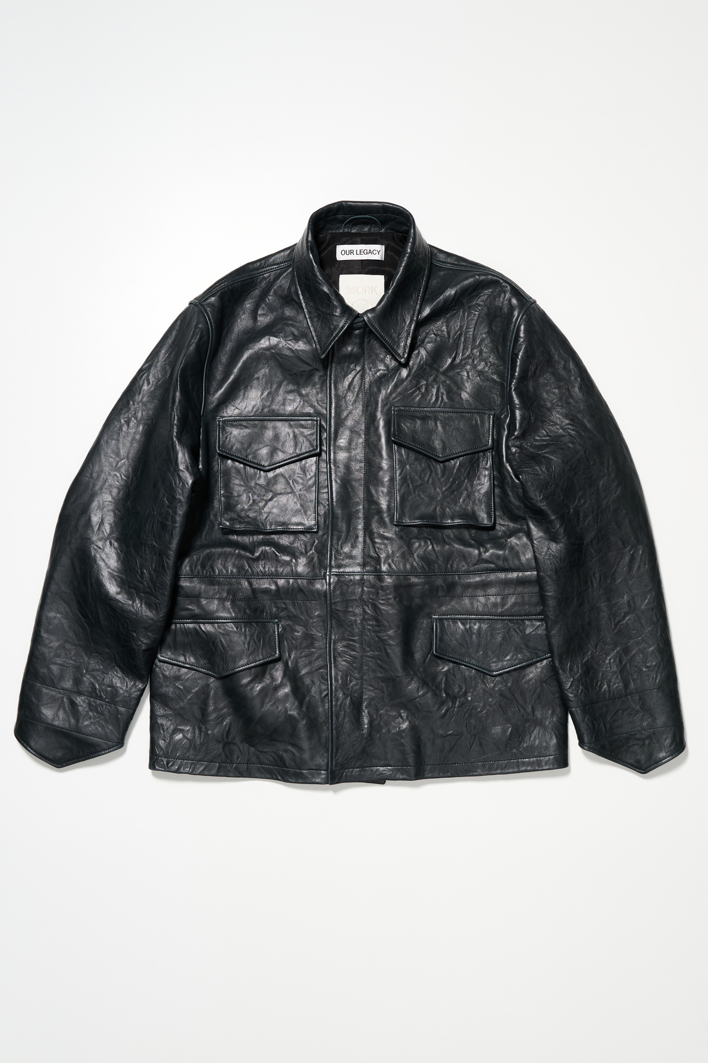 ourlegacy風 leather jacket Our Legacy - Leather - Suede shirts and shearling jackets