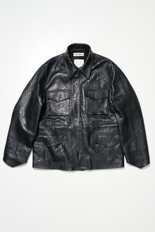 Our Legacy - Borough Jacket Bottle Green Leather