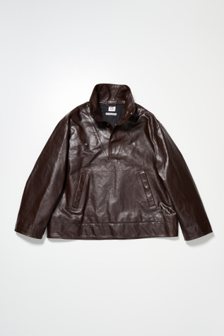 City Anorak Leather Chocolate Torte