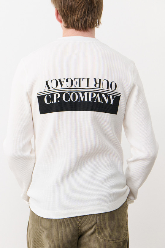 Our Legacy - Waffle Long Sleeve Gauze White Cotton Jersey