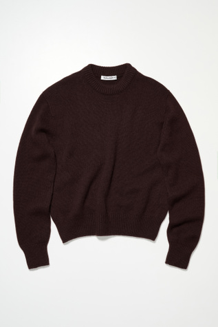 Knitted Roundneck Truffle Cashmere