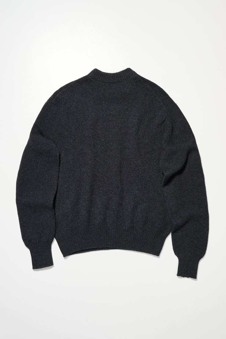 Our Legacy - Knitted Roundneck Charcoal Cashmere