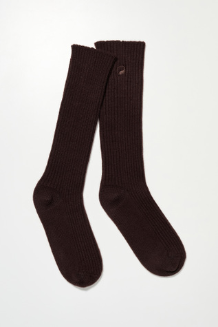 Knitted Socks Truffle Cashmere