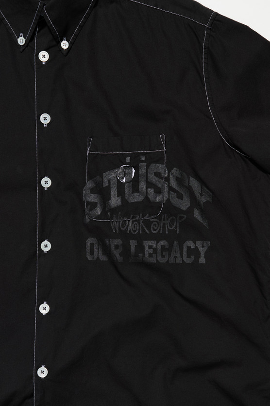 Our Legacy - Borrowed BD Shortsleeve White Poplin