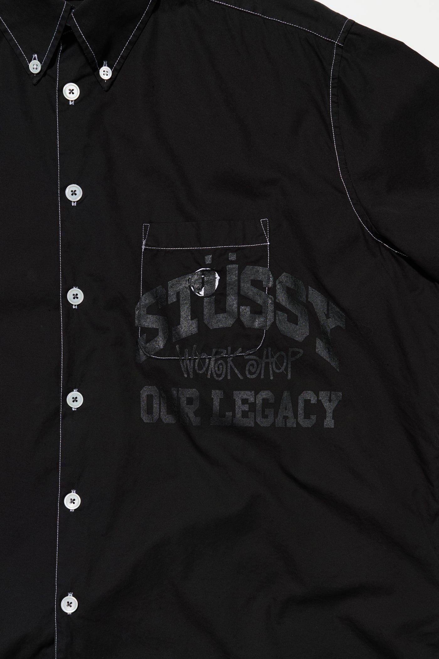 Our Legacy - Borrowed BD Shortsleeve White Poplin