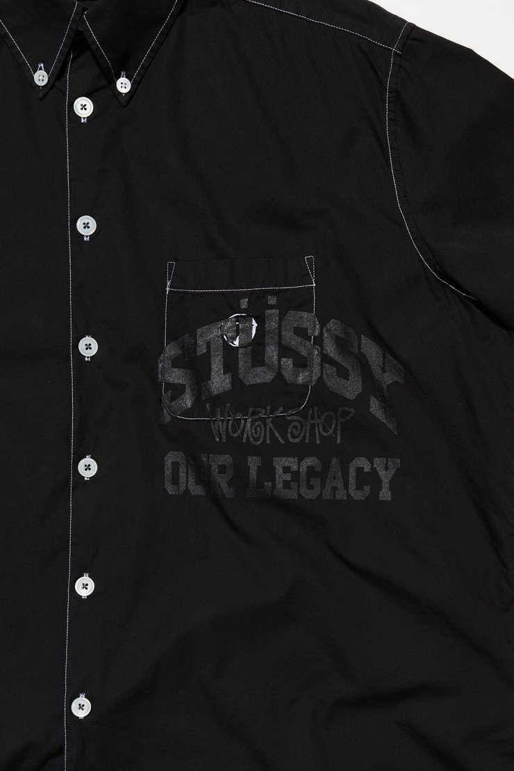 Our Legacy - Borrowed BD Shortsleeve White Poplin