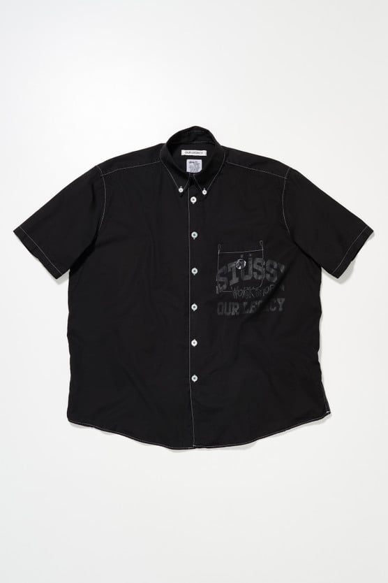 Our Legacy - Borrowed BD Shortsleeve White Poplin