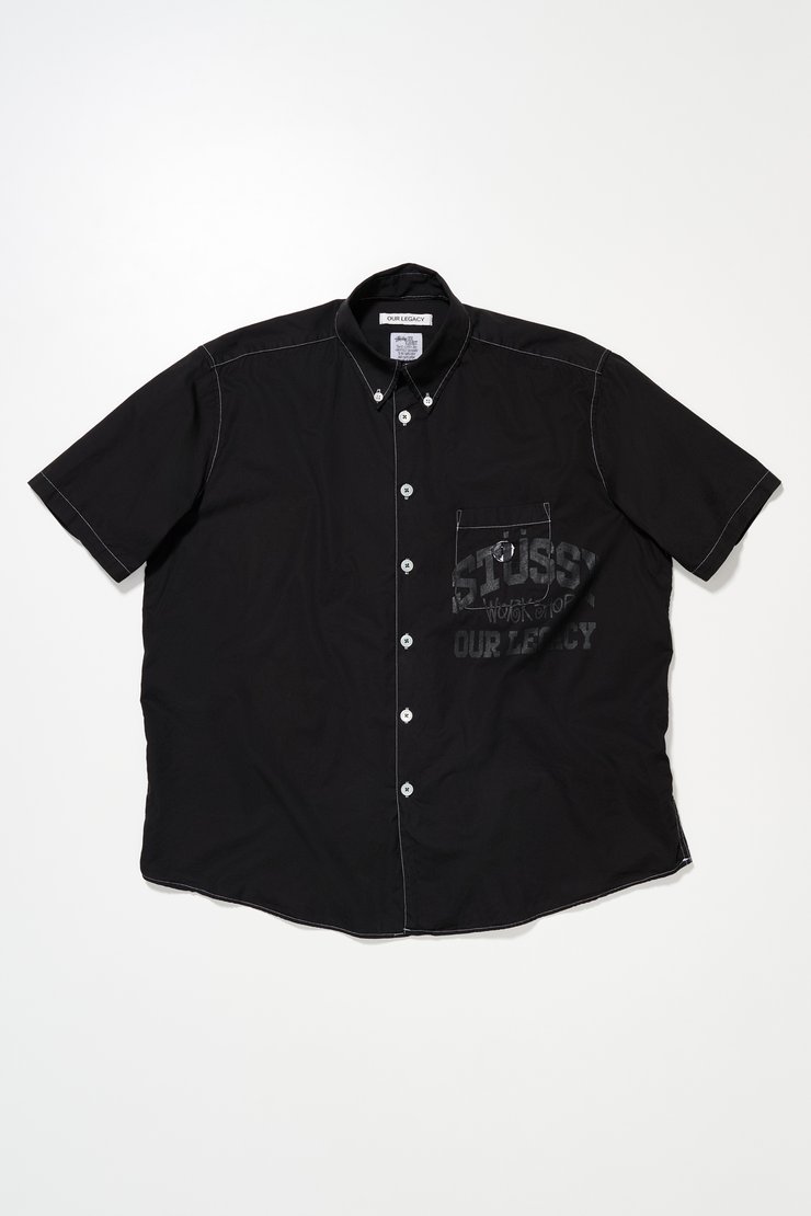 Our Legacy - Borrowed BD Shortsleeve White Poplin