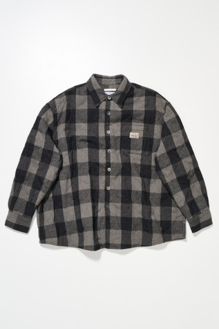 Borrowed Jacket Beige Check OD Black