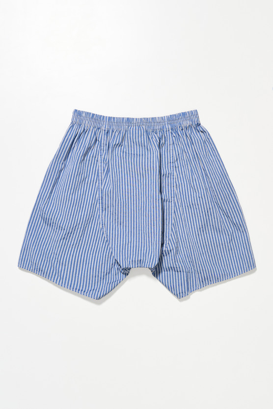 Our Legacy - Work Shop x Stüssy Boxer Short Blue Stripe OD Black