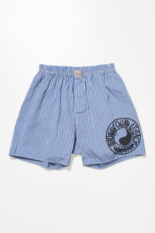 Our Legacy - Work Shop x Stüssy Boxer Short Blue Stripe OD Black