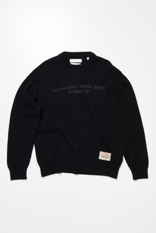 Knitted Roundneck OD Black Surfman