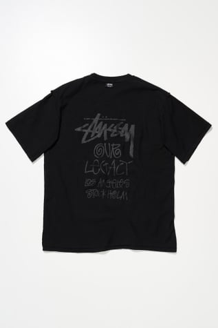 Our Legacy - OL Badge Pig. Dyed Tee Overdyed Black