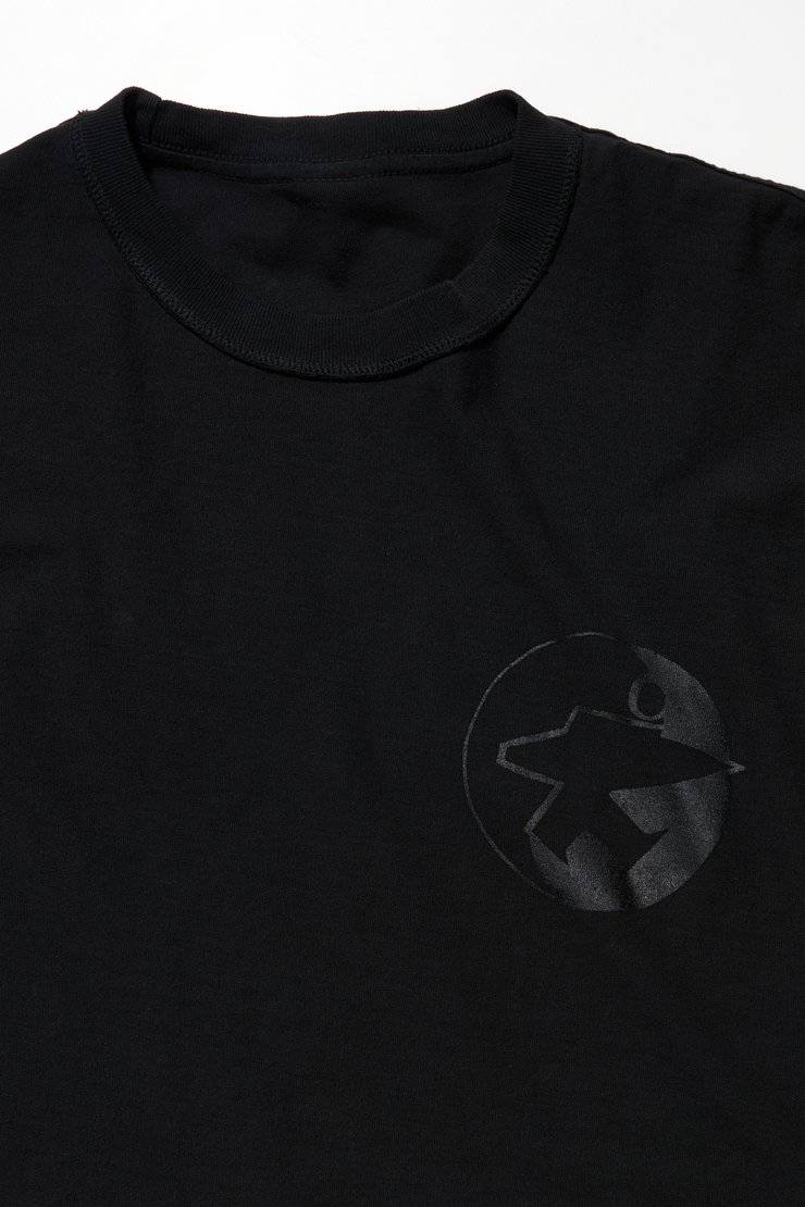 Our Legacy - OL Badge Pig. Dyed Tee Overdyed Black