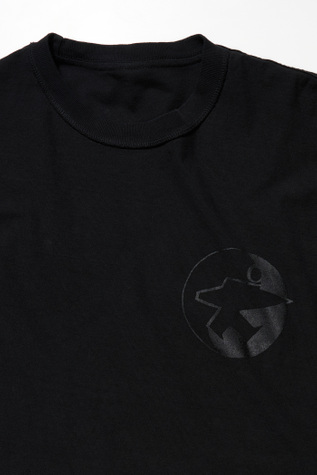 Our Legacy - OL Badge Pig. Dyed Tee Overdyed Black