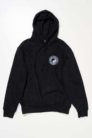 Ol Buana Pig. Dyed Hood Overdyed Black