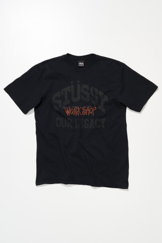 Ol Collegiate Pig. Dyed Tee Peach OD Black