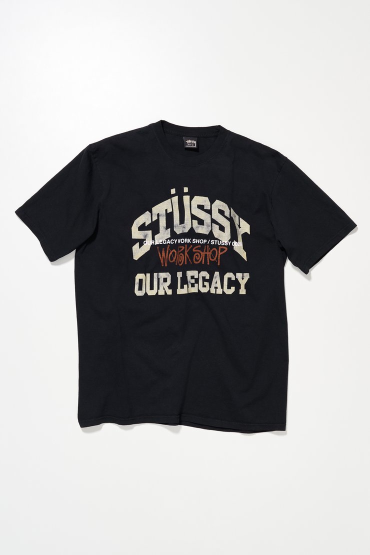 Our Legacy - OL Collegiate Pig. Dyed Tee Taupe OD Black