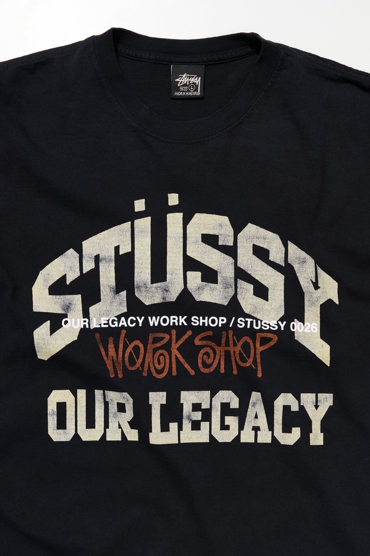 Our Legacy - OL Collegiate Pig. Dyed Tee Taupe OD Black