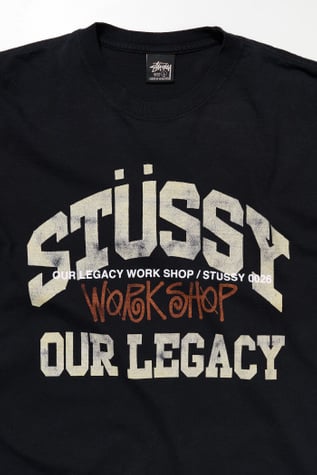 Our Legacy - OL Collegiate Pig. Dyed Tee Taupe OD Black