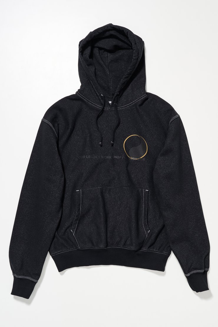 Our Legacy - OL Drop Shadow Hood Ash Heather OD Black