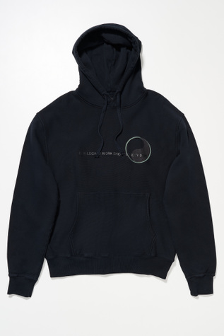 Ol Drop Shadow Pig. Dyed Hood Natural OD Black