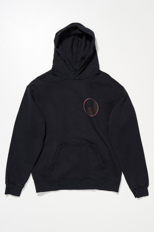 Ol Drop Shadow Pig. Dyed Hood Red OD Black