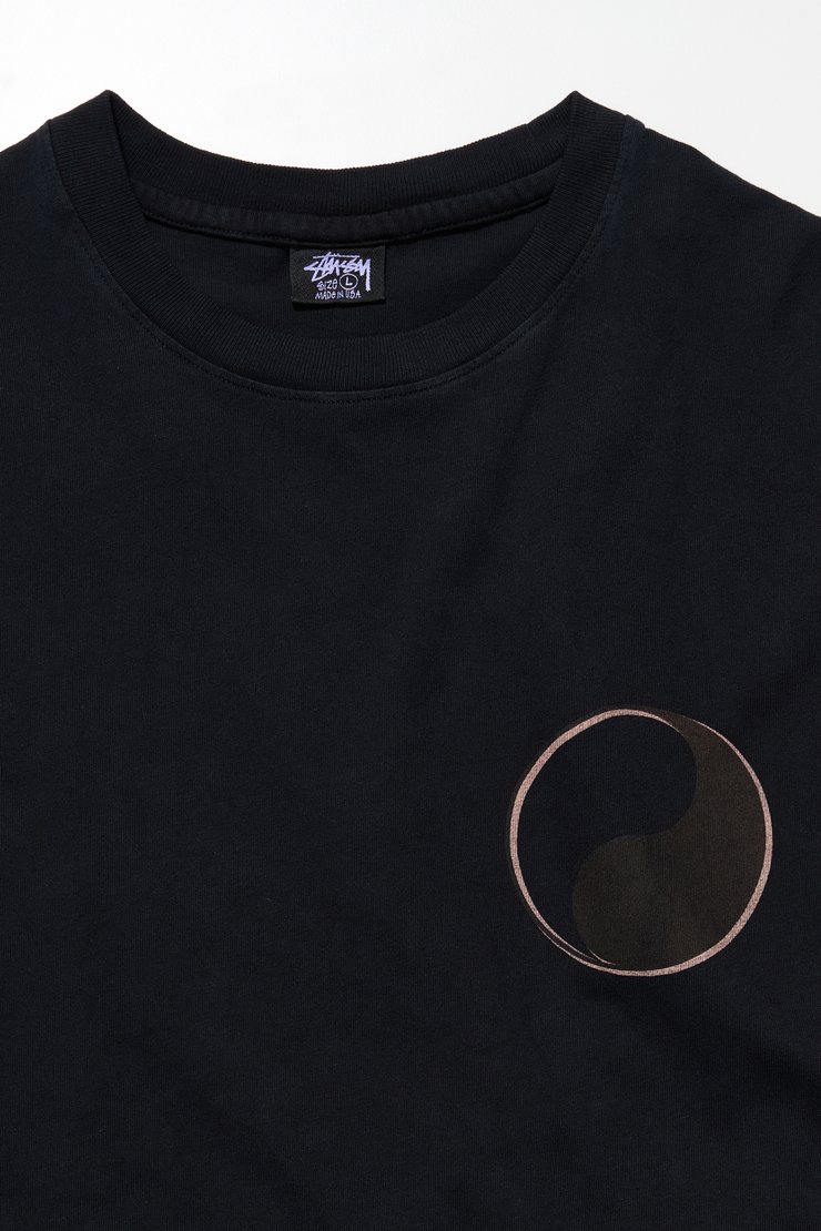 Our Legacy - OL Drop Shadow Pig. Dyed Tee Blue OD Black