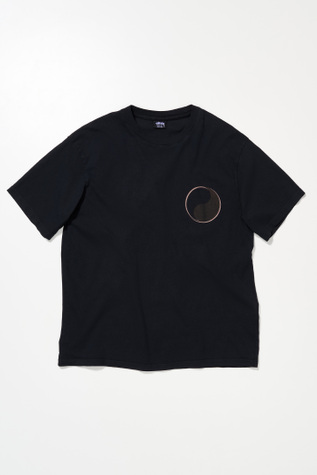 Ol Drop Shadow Pig. Dyed Tee Blue OD Black