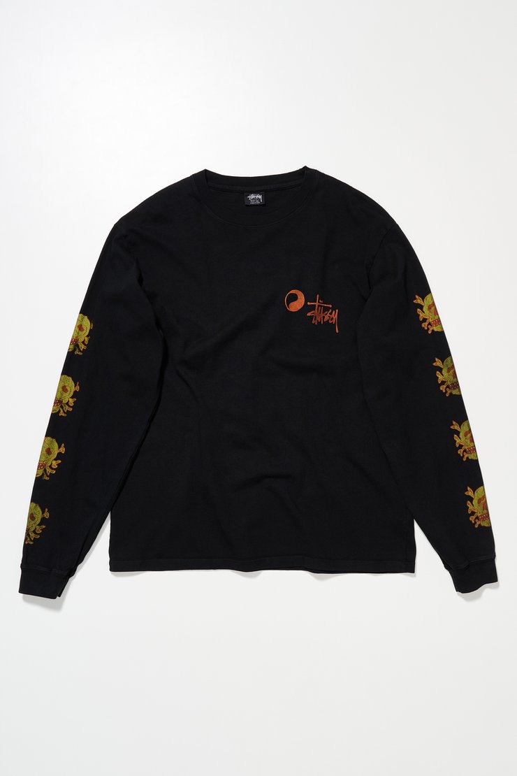 Our Legacy - OL Skull Pig. Dyed LS Tee Overdyed Black