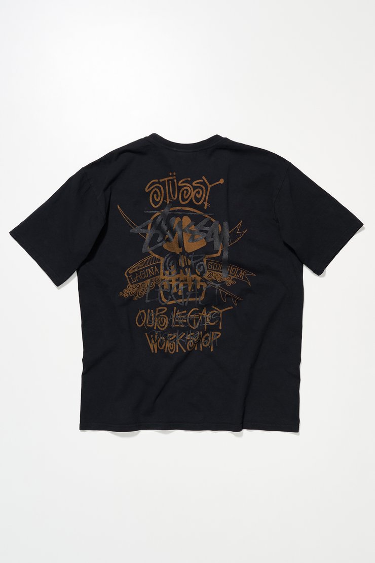 Our Legacy - OL Badge Pig. Dyed Tee Overdyed Black